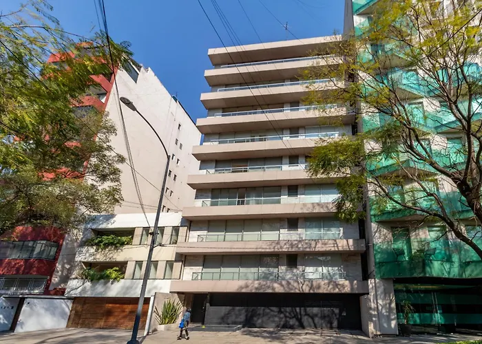 Apartment Polanco Flat - Laundry- Parking-elevator-sleeps 10 Mexico City