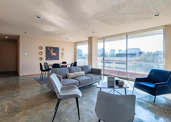 Apartment Polanco Flat - Laundry- Parking-elevator-sleeps 10 Mexico City